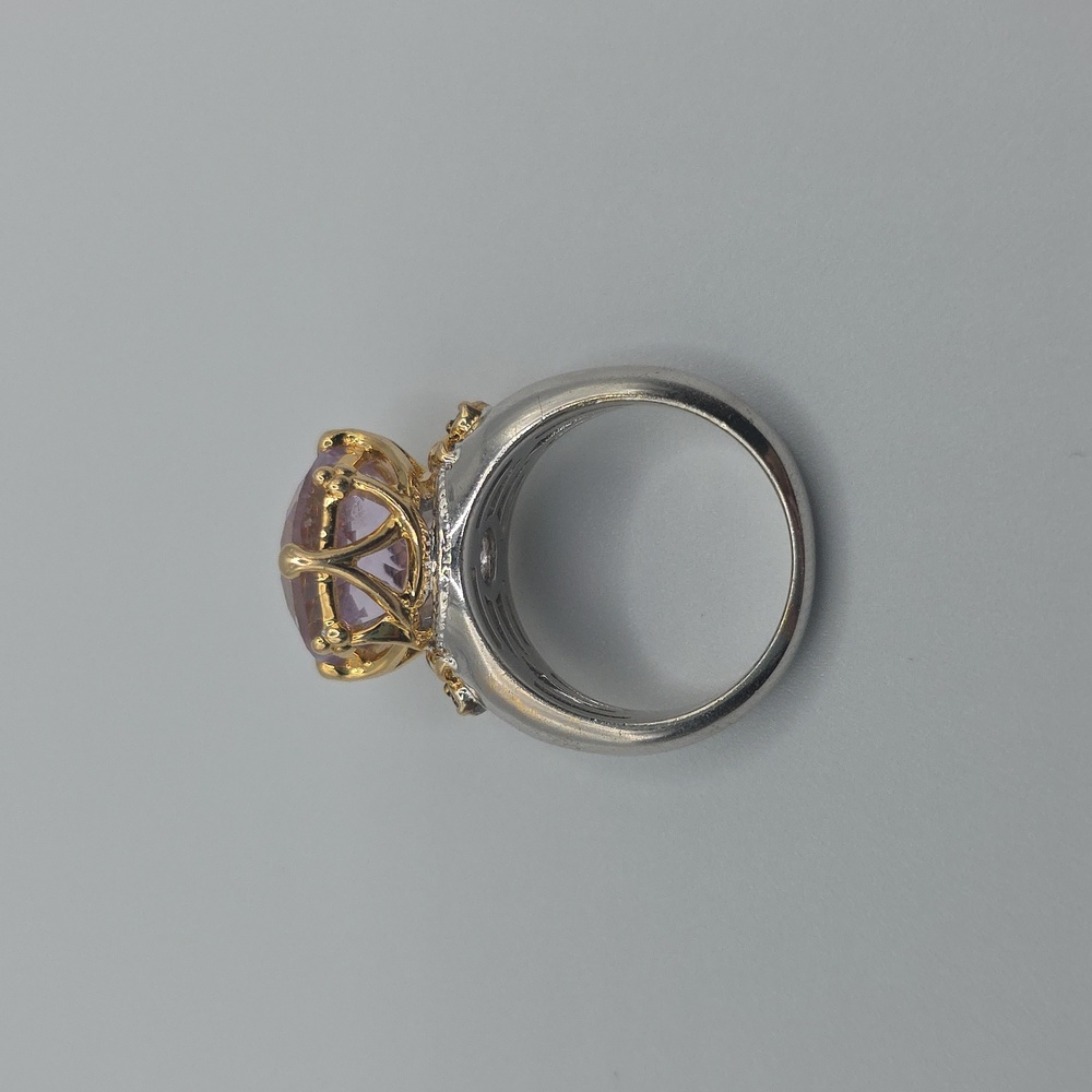 Victoria Wieck  Rose De France Amethyst And Garnet Ring - Picture 12 of 13